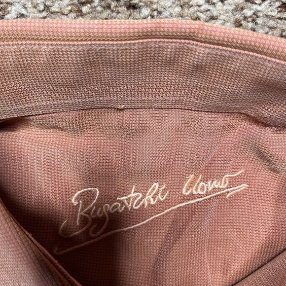 Bugatchi Uono Men's Shirt Size Large Button Down Orange - Picture 4 of 10